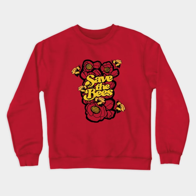 Save the Bees Crewneck Sweatshirt by bubbsnugg